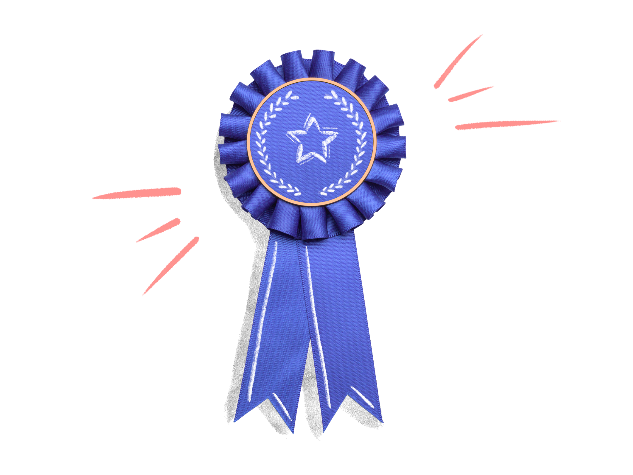 Actabl brand purple award ribbon